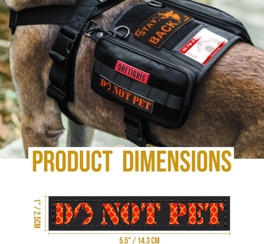 ONETIGRIS - HI-VIS "DO NOT PET" 魔術貼