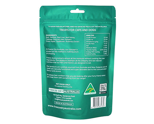 FREEZE DRIED AUSTRALIA - BEEF & SARDINE BALLS 冷凍脫水牛肉沙甸魚粒