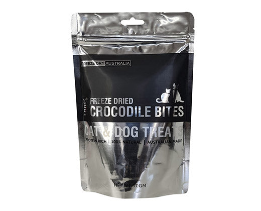 FREEZE DRIED AUSTRALIA - CROCODILE BITES 冷凍脫水鱷魚肉