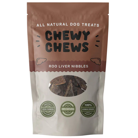 (預訂產品 Pre-Order) CHEWY CHEWS - ROO LIVER NIBBLES 羊肝片