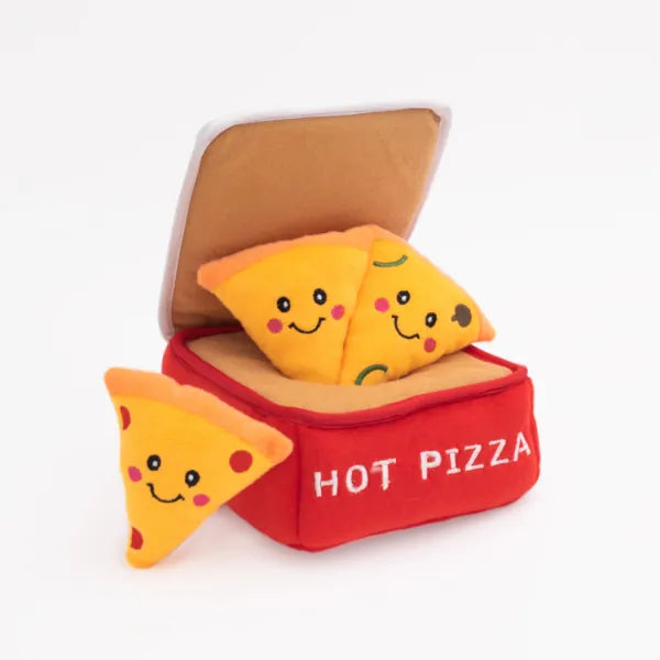 ZIPPY PAWS - Burrow Pizza Box 外賣薄餅藏食玩具
