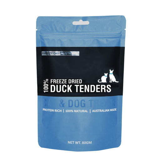 FREEZE DRIED AUSTRALIA - DUCK TENDERS 冷凍脫水嫩鴨條