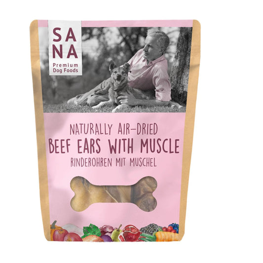 SANADOG - BEEF EARS with muscle and hair 有肌肉有毛牛耳朵