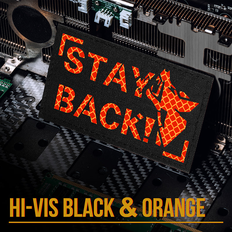 ONETIGRIS - HI-VIS "STAY BACK" 魔術貼