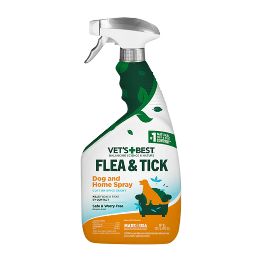 VET'S BEST - 全天然殺蚤家居噴霧 (狗用) Flea + Tick Home Spray – For Dogs