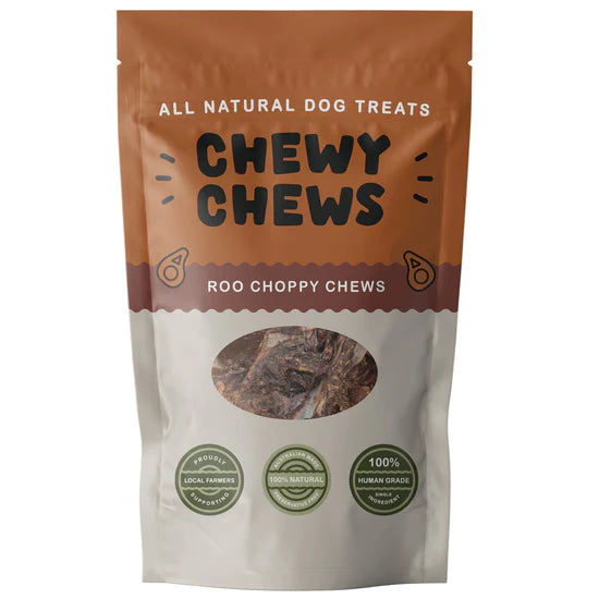 (預訂產品 Pre-Order) CHEWY CHEWS - ROO CHOPPY CHEW 袋鼠肉排