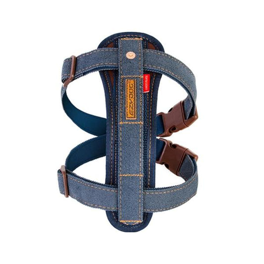 EZYDOG - CHEST PLATE™ 狗體工學胸背帶 (牛仔)