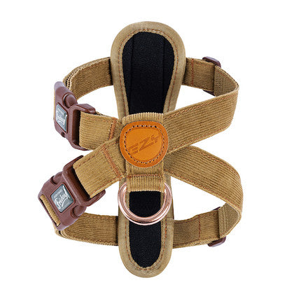 EZYDOG - CHEST PLATE™ 狗體工學胸背帶 (Corduroy)