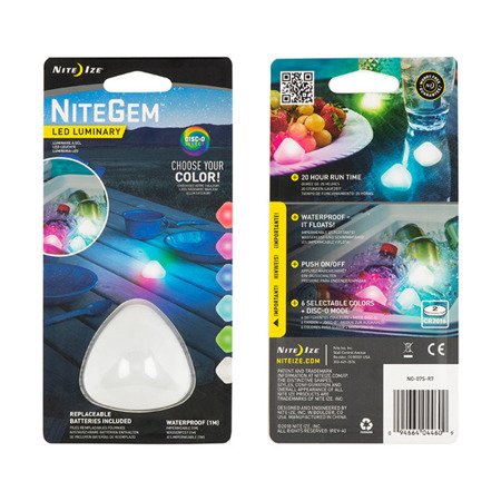 NITE IZE - NITEGEM™ LED 照明器 - Disc-O Select™